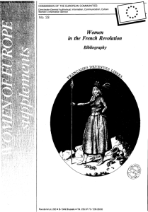 Women in the French Revolution - Archive of European Integration