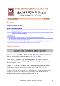 Balanced Scorecard Bibliography
