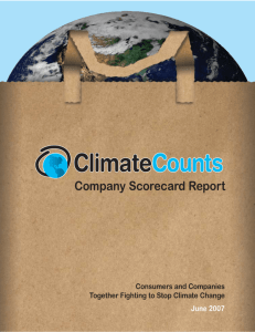 Company Scorecard Report