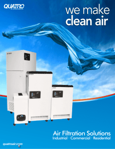AF Series air purifiers - Quatro Air Technologies