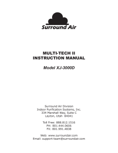 XJ3000D Manual