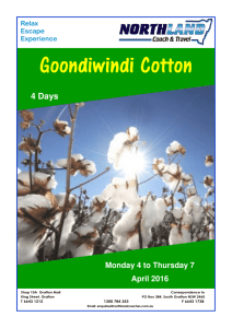 Goondiwindi Cotton - Northland Coach & Travel