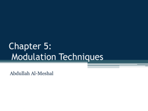 Chapter 5: Modulation Techniques