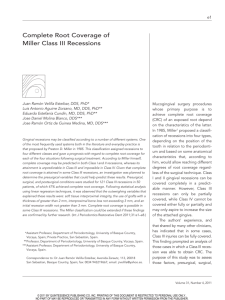 Complete Root Coverage of Miller Class III Recessions