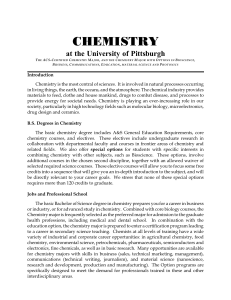 chemistry - University of Pittsburgh