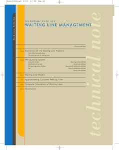 waiting line management