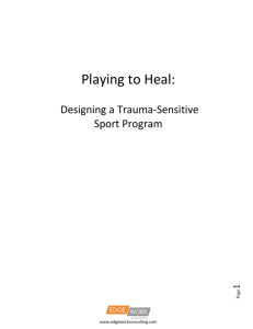 Playing to Heal - Edgework Consulting