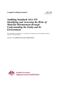 Nov13 Compiled Auditing Standard ASA 315