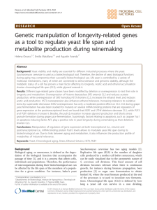Genetic manipulation of longevity-related genes as a tool to regulate