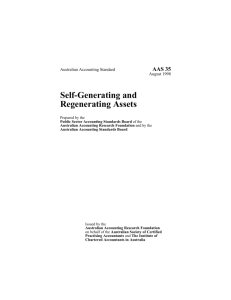 Self-Generating and Regenerating Assets