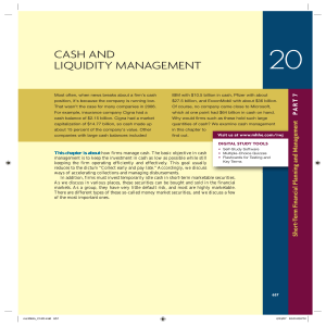 cash and liquidity management - E-Book