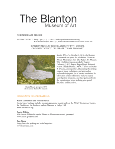 Programs release - Blanton Museum of Art
