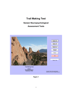 Trail Making Test