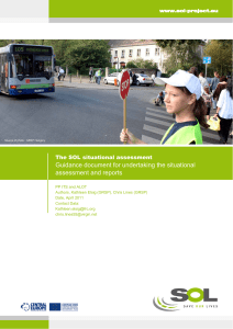 Guidance document for undertaking the situational assessment and
