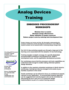 Analog Devices Training