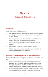 Chapter 2 Research Objectives