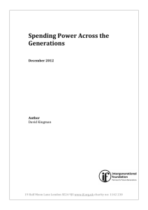 Spending Power Across the Generations Report