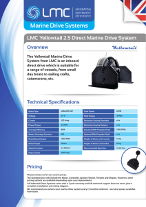 Marine Drive Systems - Lynch Motor Company Ltd