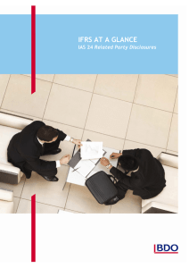 IFRS at a Glance - IAS 24: Related Party