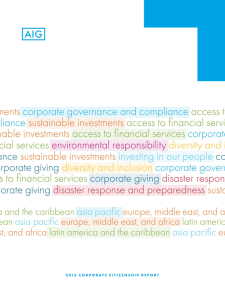 2013 corporate citizenship report 2013 corporate