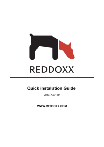 Quick installation Guide