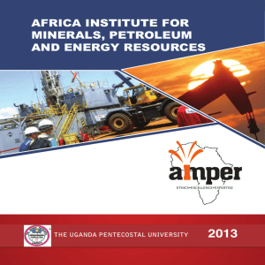 africa institute for minerals, petroleum and energy