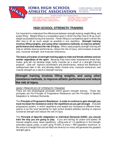 Strength Training Involves Lifting Weights, And Using Other