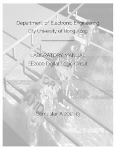 the laboratory manual. - Department of Electronic Engineering