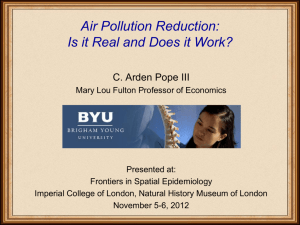 Air Pollution Reduction: Is it Real and Does it Work?