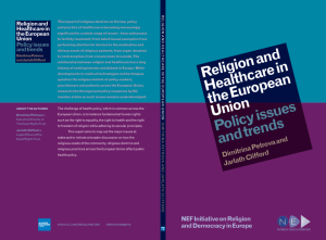 healthcare Religion - NEF – Network of European Foundations