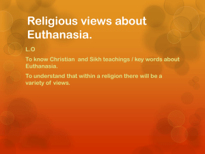 2. RC Religion & Euthanasia Ppt