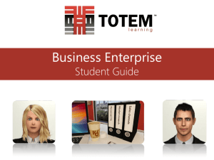 The Business Game Student Guide