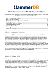 Introduction to Transactional (TPC-C) Testing for all