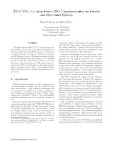 An Open-Source TPC-C Implementation for Parallel and Distributed