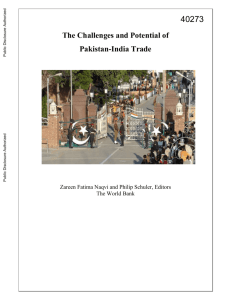 The Challenges and Potential of Pakistan–India Trade