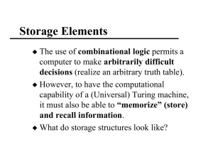 Storage Elements