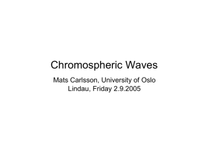 Chromospheric Waves
