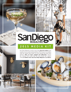 2015 media kit - San Diego Magazine