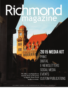 2015 Media Kit - Richmond Magazine