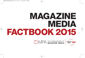 2015 Magazine Media Factbook