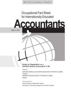 Fact Sheet for Accountants