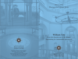 William Ury - University of San Diego