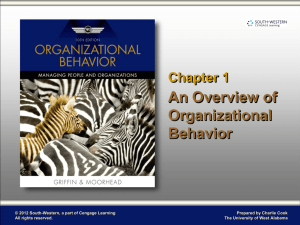 Organizational Behavior 10e.