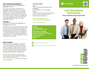 Asset Management Professional Brochure