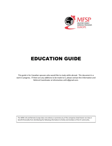 EDUCATION GUIDE