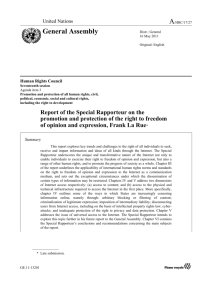 Report - Office of the High Commissioner on Human Rights