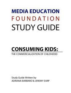 Consuming Kids - Media Education Foundation