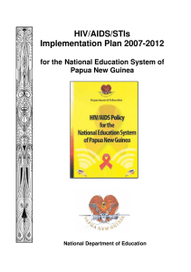 HIV/AIDS/STIs Implementation Plan 2007-2012