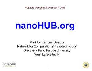 Mark Lundstrom, Director Network for Computational
