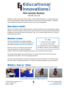 Rocket Film Canisters - Educational Innovations